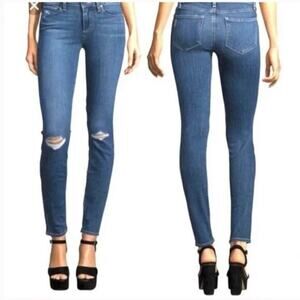 PAIGE Jeans Verdugo Ultra Skinny Shaw Destructed Jeans Size 25